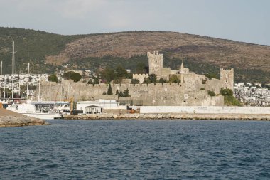 Bodrum Kasabası 'ndaki Bodrum Kalesi, Mugla, Türkiye