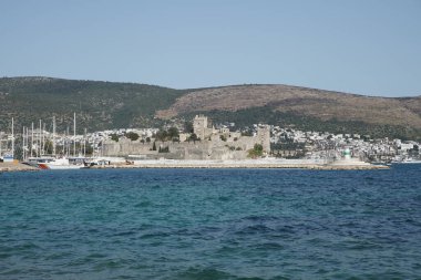 Bodrum Kasabası 'ndaki Bodrum Kalesi, Mugla, Türkiye