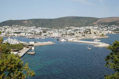 Bodrum Kasabası 'ndaki Bodrum Kalesi, Mugla, Türkiye