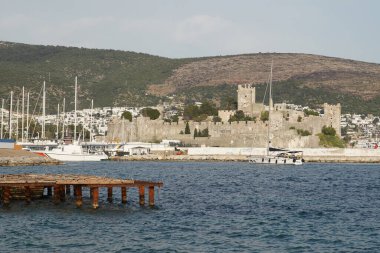 Bodrum Kasabası 'ndaki Bodrum Kalesi, Mugla, Türkiye