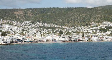 Türkiye 'nin Ege kıyısındaki Bodrum Kasabası