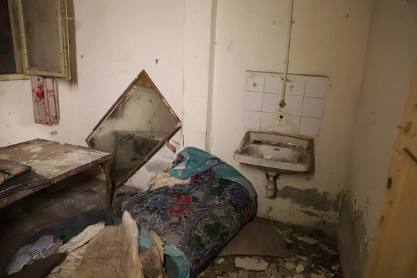 Istanbul Turkey January 2022 Abandoned Room Forsaken Brothel Zurefa Street — Stock Photo, Image