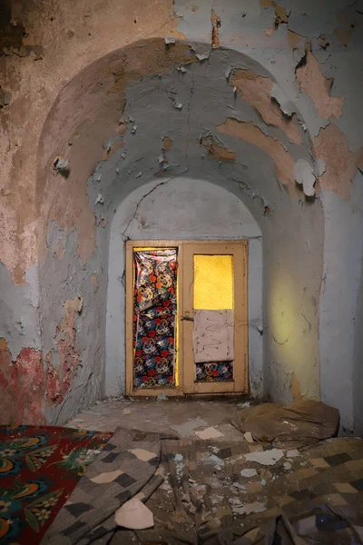 Istanbul Turkey January 2022 Abandoned Room Forsaken Brothel Zurefa Street — Fotografia de Stock