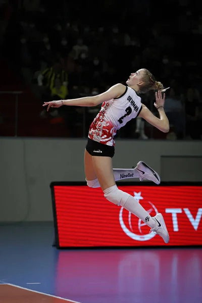 Stanbul Turkey Şubat 2022 Hanna Orthmann Burhan Felek Spor Salonu — Stok fotoğraf