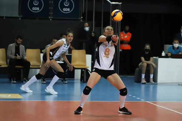 Istanbul Turkey February 2022 Melis Gurkaynak Action Vakifbank Mert Grup — ストック写真