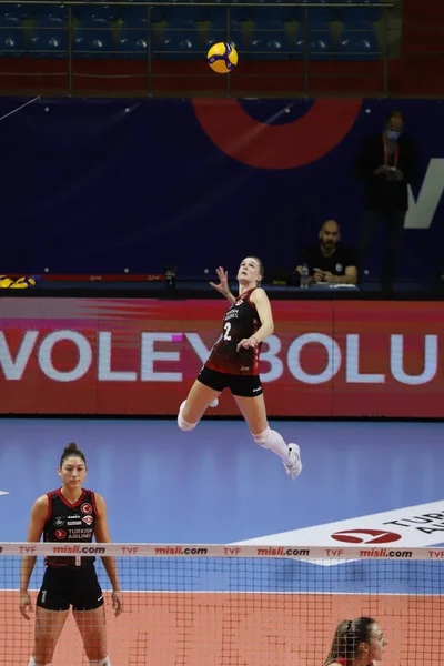 Istanbul Turkey March 2022 Hanna Orthmann Serves Turk Hava Yollari — Φωτογραφία Αρχείου