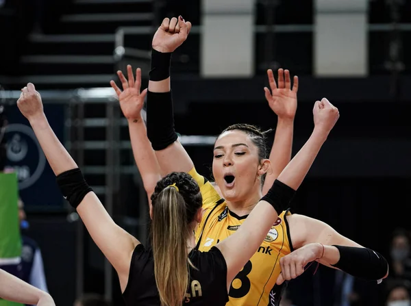 Istanbul Turkey March 2022 Zehra Gunes Vakifbank Fenerbahce Opet Cev — Foto de Stock