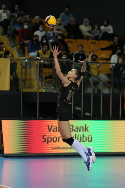 Istanbul Turkey March 2022 Gabriela Guimaraes Vakifbank Ptt Turkish Sultans — Foto de Stock