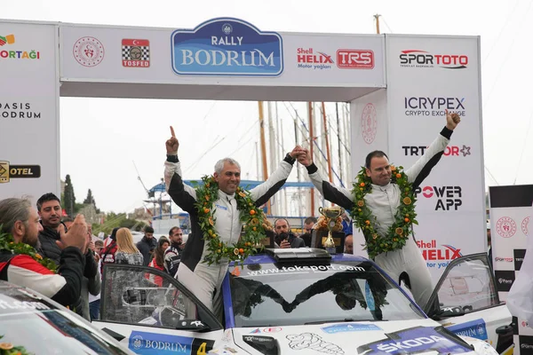 Mugla Turkey April 2022 Orhan Avcioglu Skoda Fabia Toksport Wrt — Fotografia de Stock