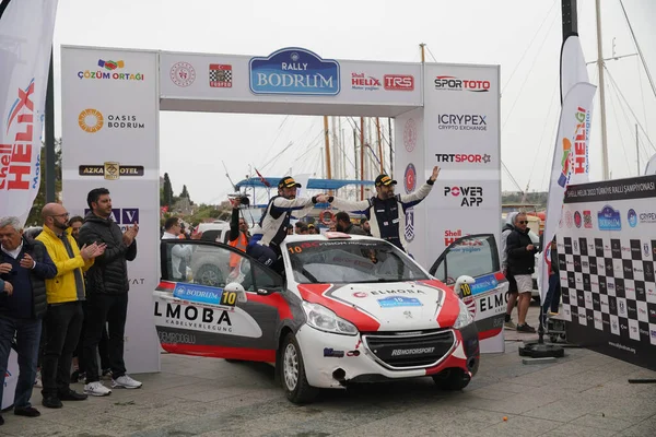 Mugla Turkey April 2022 Yildiray Demircioglu Peugeot 208 Vision Motorsport — Stockfoto