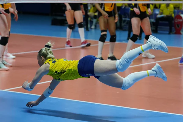 Istanbul Turkey April 2022 Gizem Orge Fenerbahce Opet Vakifbank Cev — Stock Photo, Image