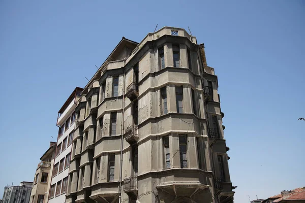 Εγκαταλελειμμένο Κτίριο Στην Πόλη Της Άγκυρας Στο Turkiye — Φωτογραφία Αρχείου