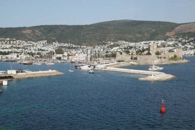Bodrum Kasabası 'ndaki Bodrum Kalesi, Mugla, Türkiye