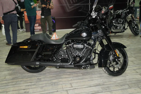 Istanbul Turkey April 2022 Harley Davidson Motorcycle Display Motobike Expo — Stockfoto