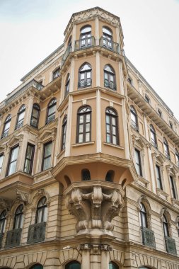 An Old Building in Istanbul City, Turkiye