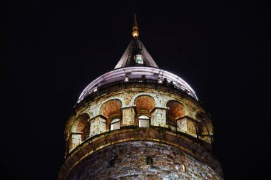 Galata Kulesi, Galata bölgesinde, Istanbul City, Türkiye