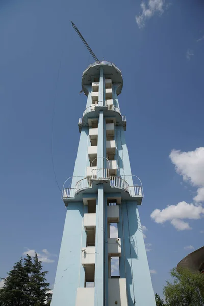 Parachute Tower Museum Turkish Aeronautical Association Ankara City Turkiye — Stockfoto