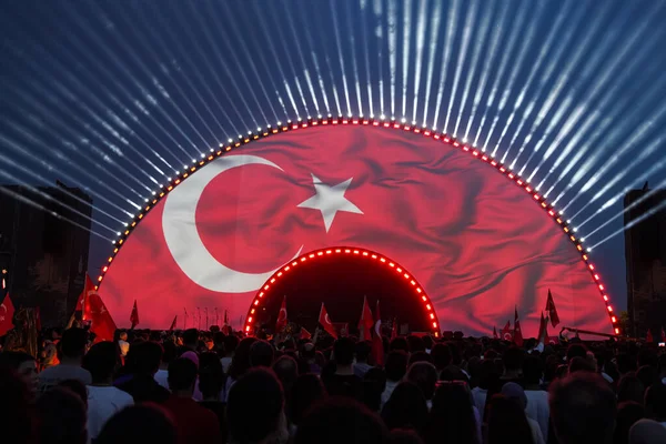 Istanbul Turkey May 2022 Stage Celebrations Anniversary Istanbuls Conquest — Stok Foto