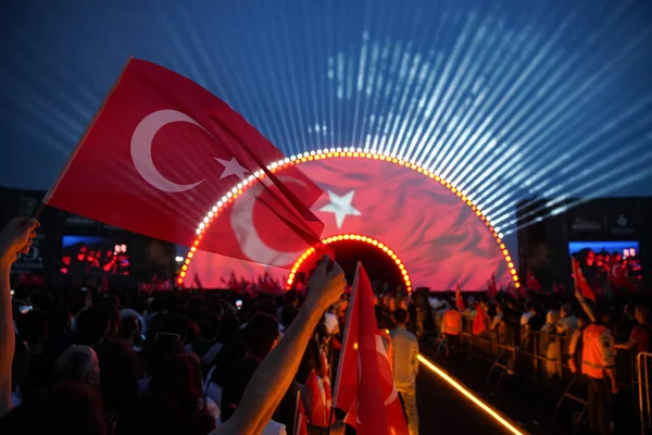 Istanbul Turkey May 2022 Stage Celebrations Anniversary Istanbuls Conquest — Stok fotoğraf