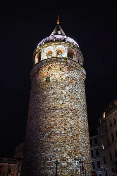 Galata Tower Dzielnicy Galata Istanbul City Turcja — Zdjęcie stockowe