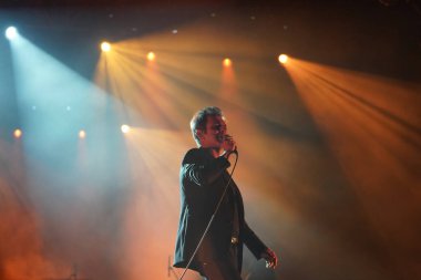 ISTANBUL, TURKEY - MAY 29, 2022: Teoman concert during celebrations of anniversary of Istanbuls conquest