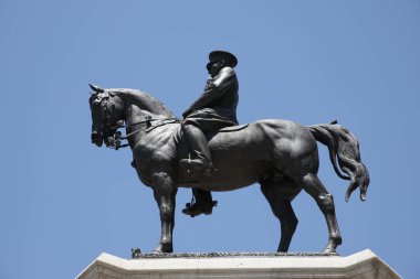 Ataturk Statue in Victory Monument in Ankara City, Turkiye