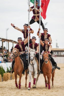 ISTANBUL, TURKIYE - JUNE 11, 2022: Riding Show during Etnospor Culture Festival