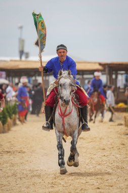 ISTANBUL, TURKIYE - JUNE 11, 2022: Riding Show during Etnospor Culture Festival