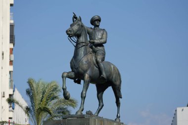 Izmir Ataturk Monument in Republic Square, Izmir City, Turkiye