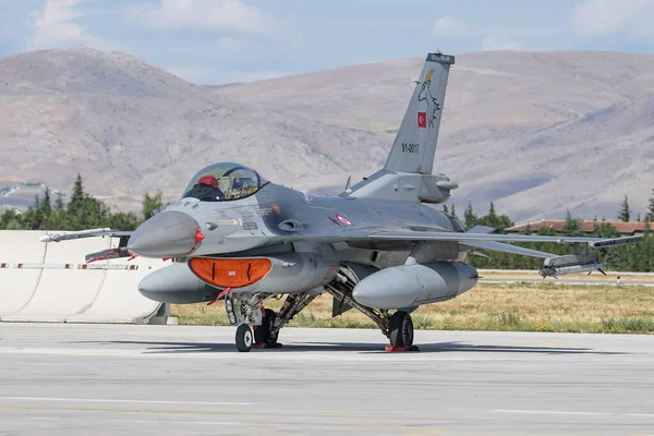 Konya Turkiye June 2022 Turkish Air Force General Dynamics 16C — Foto de Stock