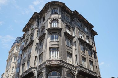 Eminonu ilçesindeki eski bina, İstanbul, Türkiye