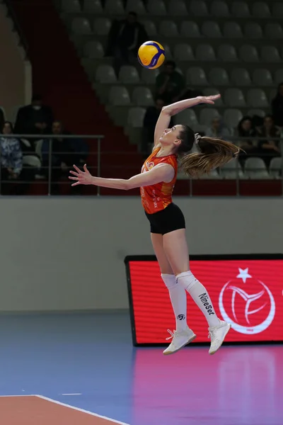 Istanbul Türkei März 2022 Cansu Aydinogullari Beim Spiel Von Turk — Stockfoto