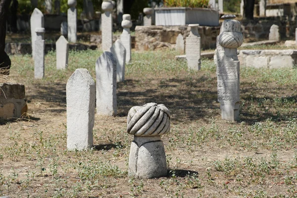 Vecchio Cimitero Nella Città Denizli Turkiye — Foto Stock