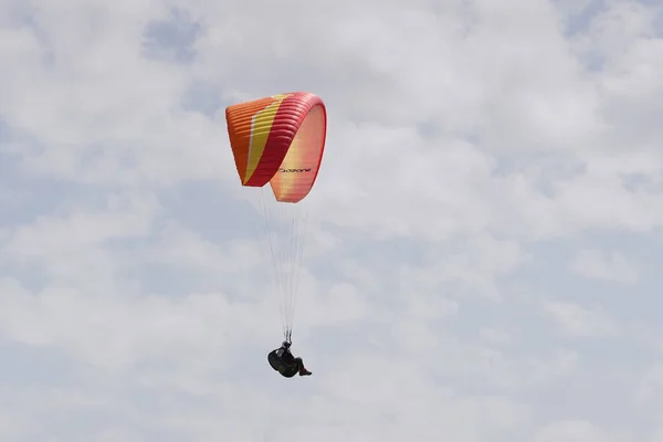 Antalya Turquía Mayo 2022 Parapente Sobre Monte Tahtali Donde 366 — Foto de Stock