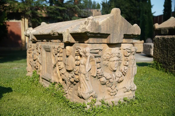 Sarkofag Afrodisias Antika Stad Geyre Aydin Turkiye — Stockfoto