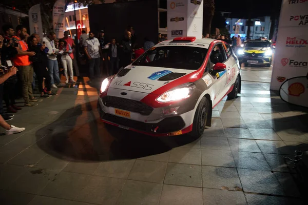 Mugla Turkey Nisan 2022 Bodrum Rallisinin Açılış Töreninde Ford Fiesta — Stok fotoğraf