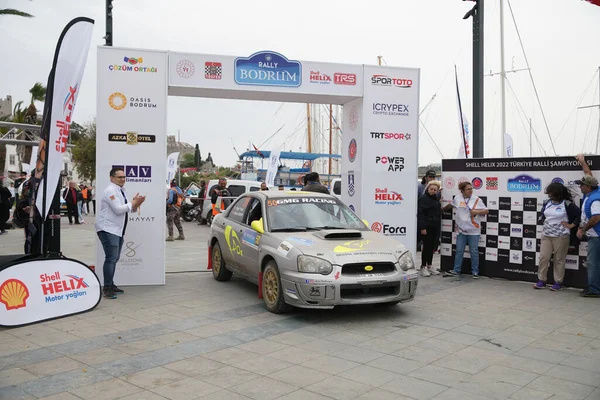 Mugla Turkey April 2022 Ozgur Yuruk Med Subaru Impreza Wrx — Stockfoto