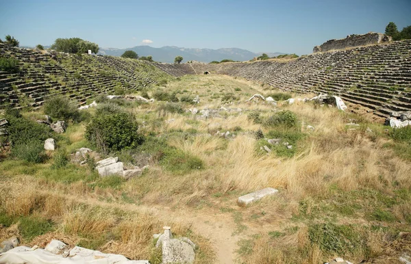 Στάδιο Της Αφροδίτης Αρχαία Πόλη Στην Geyre Aydin Turkiye — Φωτογραφία Αρχείου