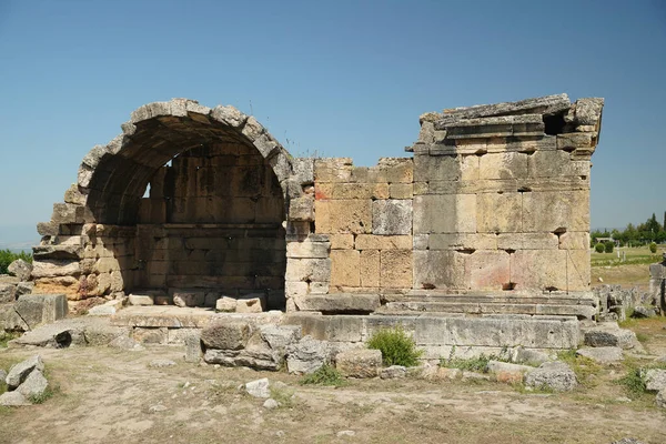 Graf Hierapolis Ancient City Pamukkale Stad Denizli Turkiye — Stockfoto