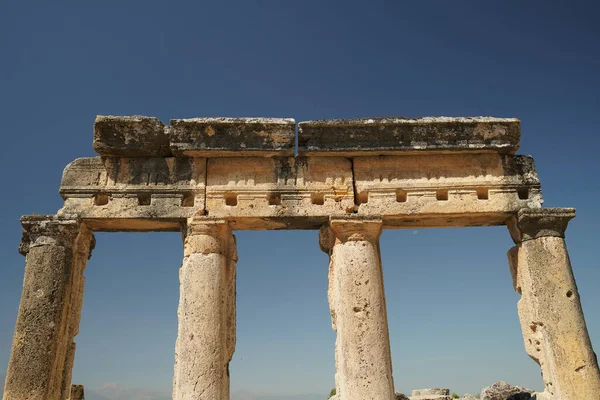 Hierapolis Ancient City Pamukkale Denizli City Turkiye — Stock Photo, Image