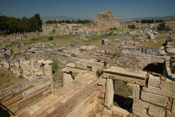 Hierapolis Ancient City Pamukkale Denizli City Turkiye — стокове фото