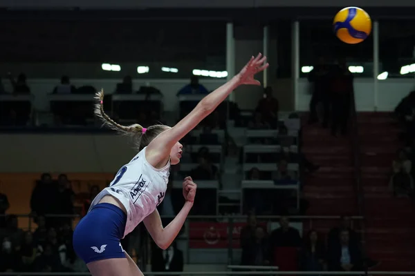 Istanbul Turkey April 2022 Arina Fedorovtseva Serves Fenerbahce Opet Vakifbank — 스톡 사진