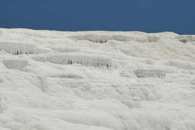 Denizkiye 'de Pamukkale' de Travertines Terasları