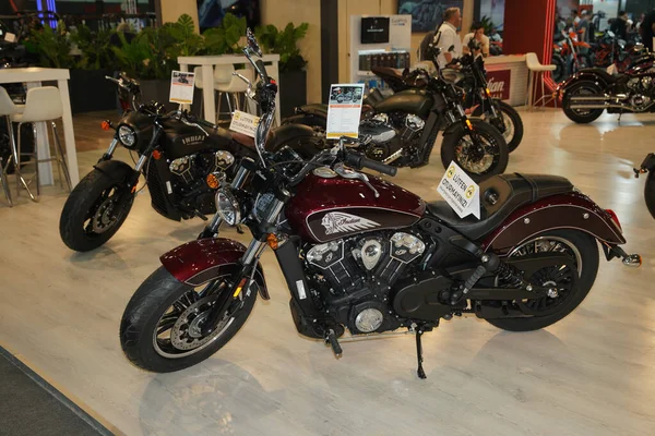 Istanbul Turkey April 2022 Indian Motorcycle Display Motobike Expo Istanbul — 图库照片
