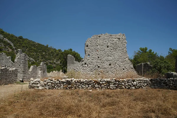 Olympus Ancient City Kumluca Antalya City Turkiye — Foto de Stock