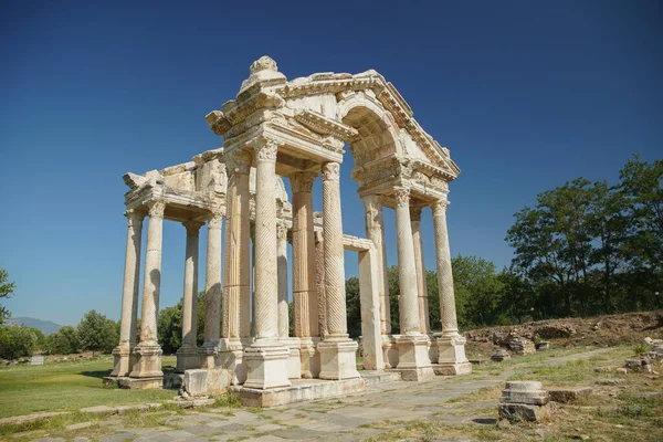 Afrodisias Cidade Antiga Geyre Aydin Turkiye — Fotografia de Stock