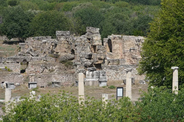 Geyre Aydın Türkiye Deki Afrodizya Antik Kentinde Hadrianik Hamamları — Stok fotoğraf