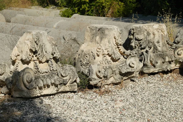 Artefakty Myra Starověké Město Demre Antalya City Turkiye — Stock fotografie
