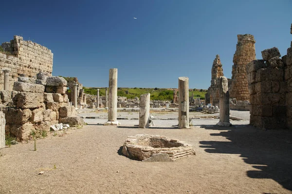 Perge Oude Stad Antalya City Turkiye — Stockfoto