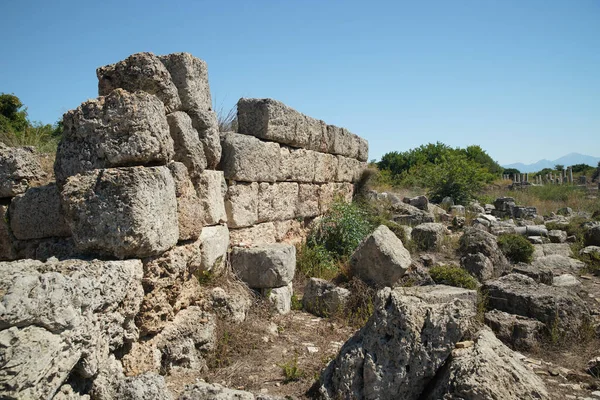 Perge Cidade Antiga Antalya City Turkiye — Fotografia de Stock